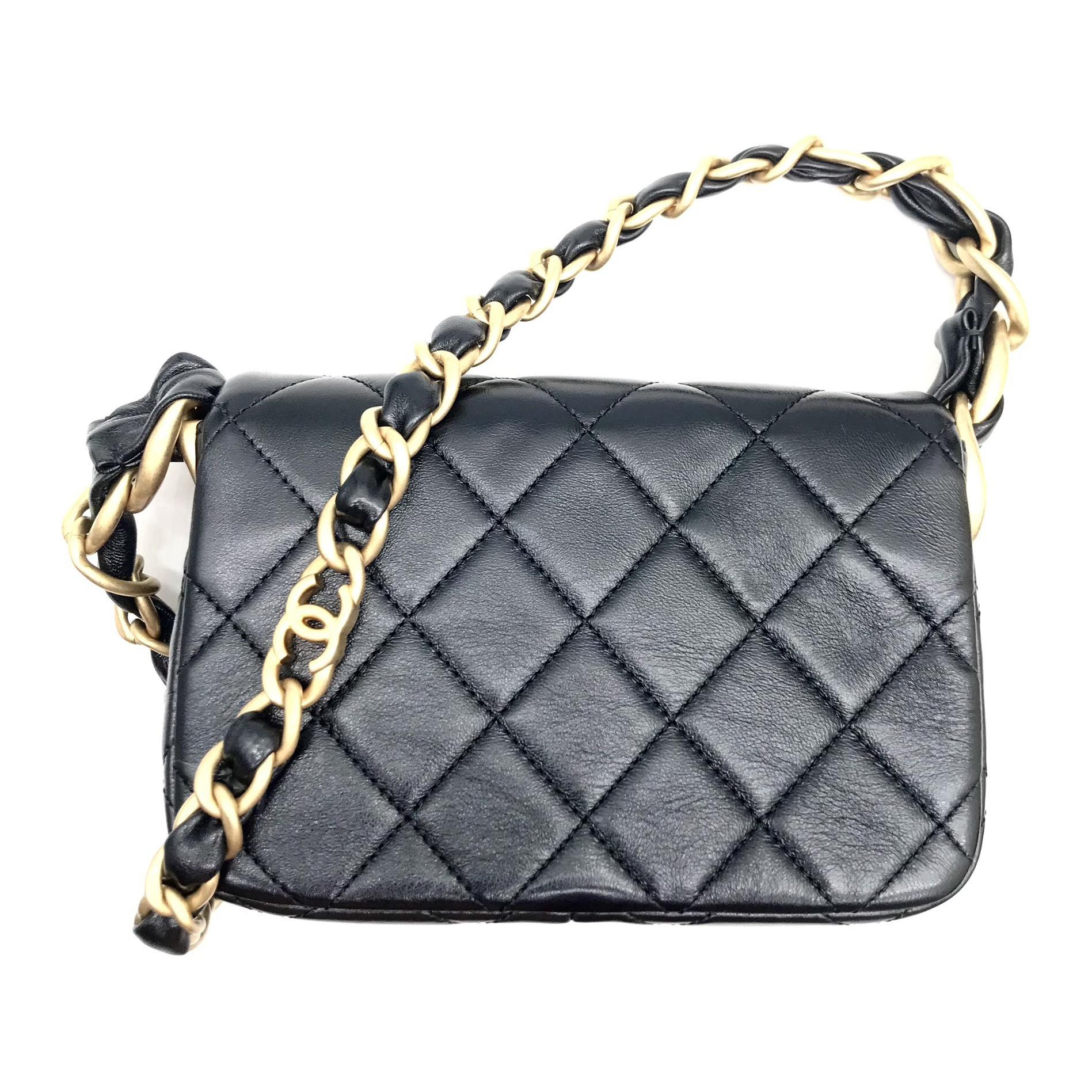 CHANEL Кроссбод из овечьей кожи с восковым покрытием — фото 2