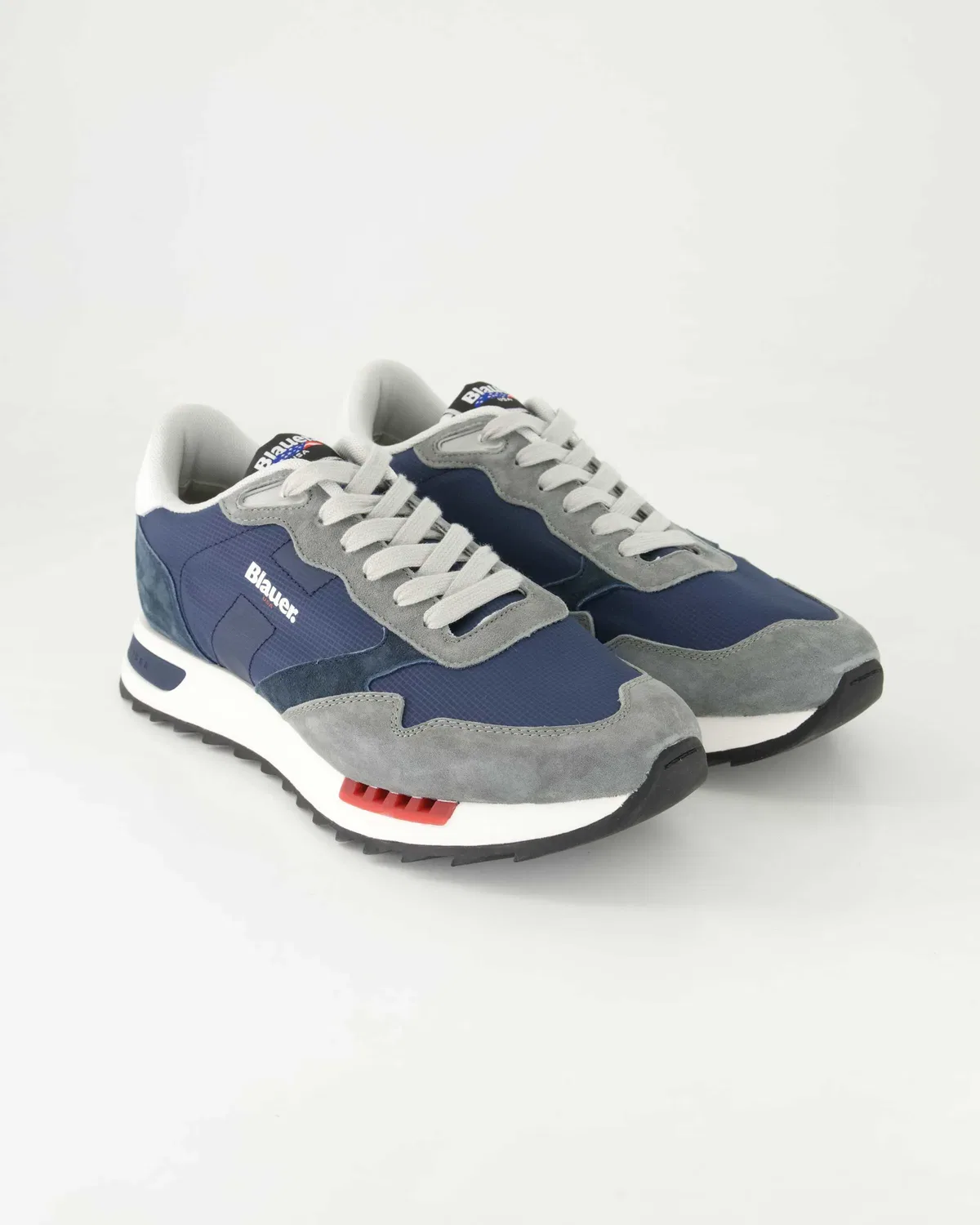 Кроссовки низкие кожаные BLAUER USA, синий