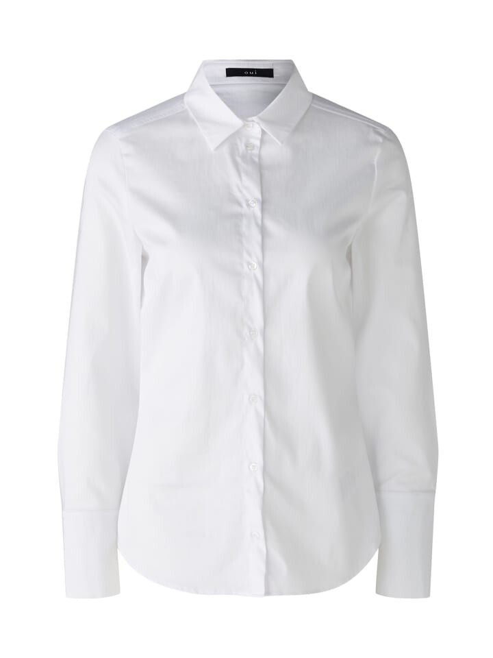 

Блуза Oui ANUYA Baumwollmischung, цвет optic white