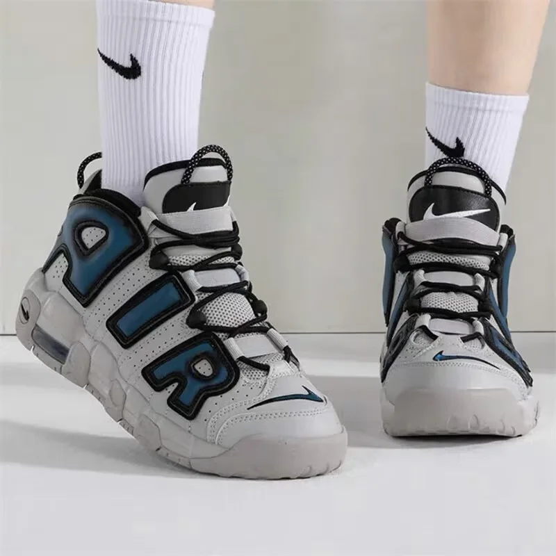 Nike Кроссовки Air More Uptempo Industrial Blue GS — фото 3