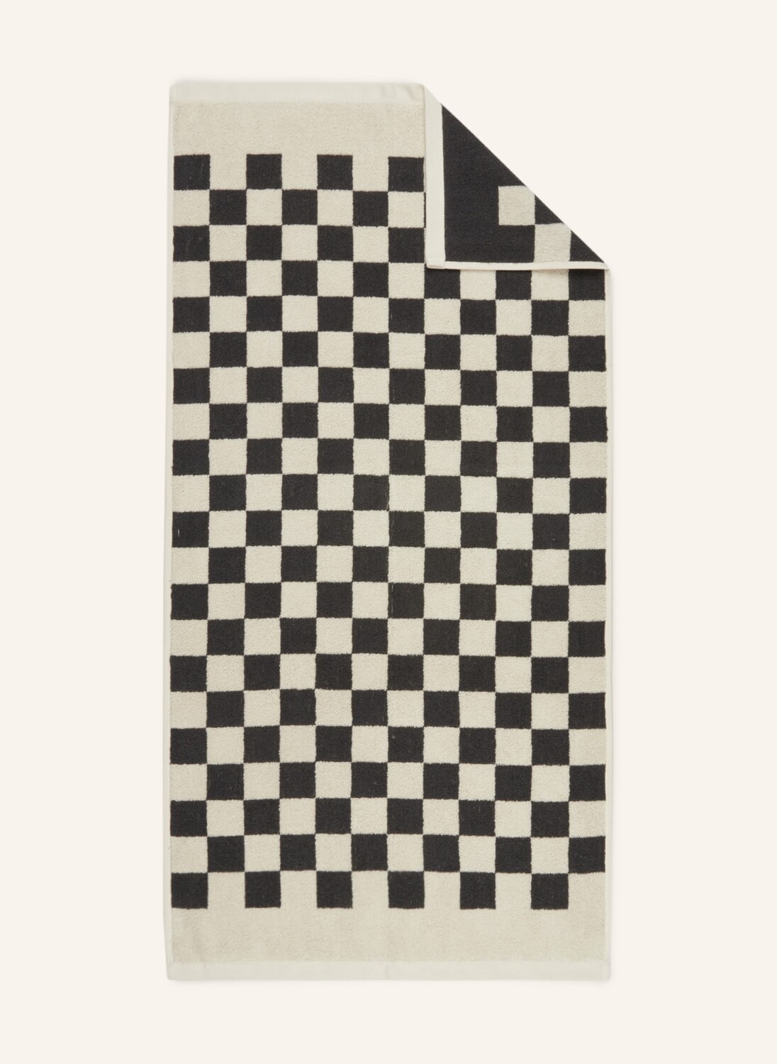 

Полотенце для рук Marc O'Polo CHECKER, 50x100 см, темно-серый/кремовый