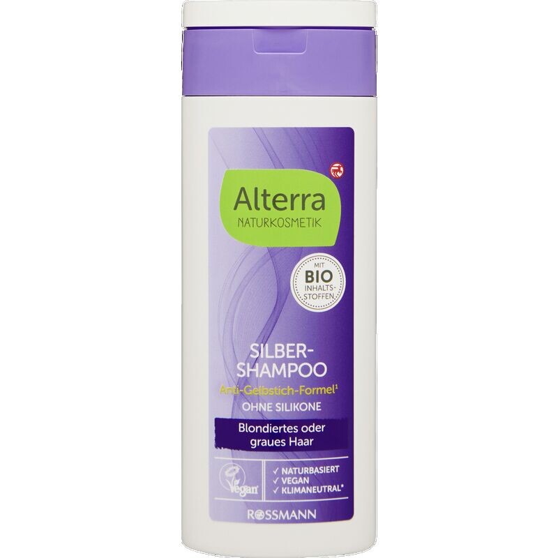 

Серебряный шампунь Alterra NATURKOSMETIK, 200 ml