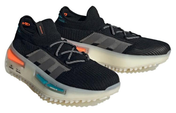 Кроссовки оригиналы nmd_1 Adidas, черный — фото 3