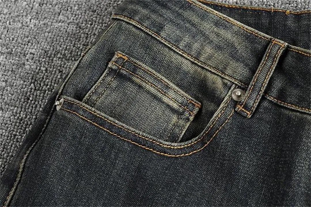 Джинсы прямые, серо-голубые, Men Comfortable, Gray9 Blue — фото 3