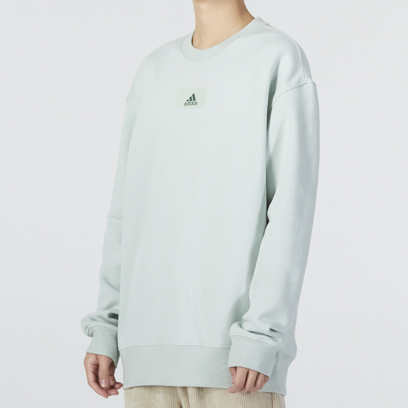 Толстовка мужская светло-зеленая Adidas, светло-зеленый — фото 4