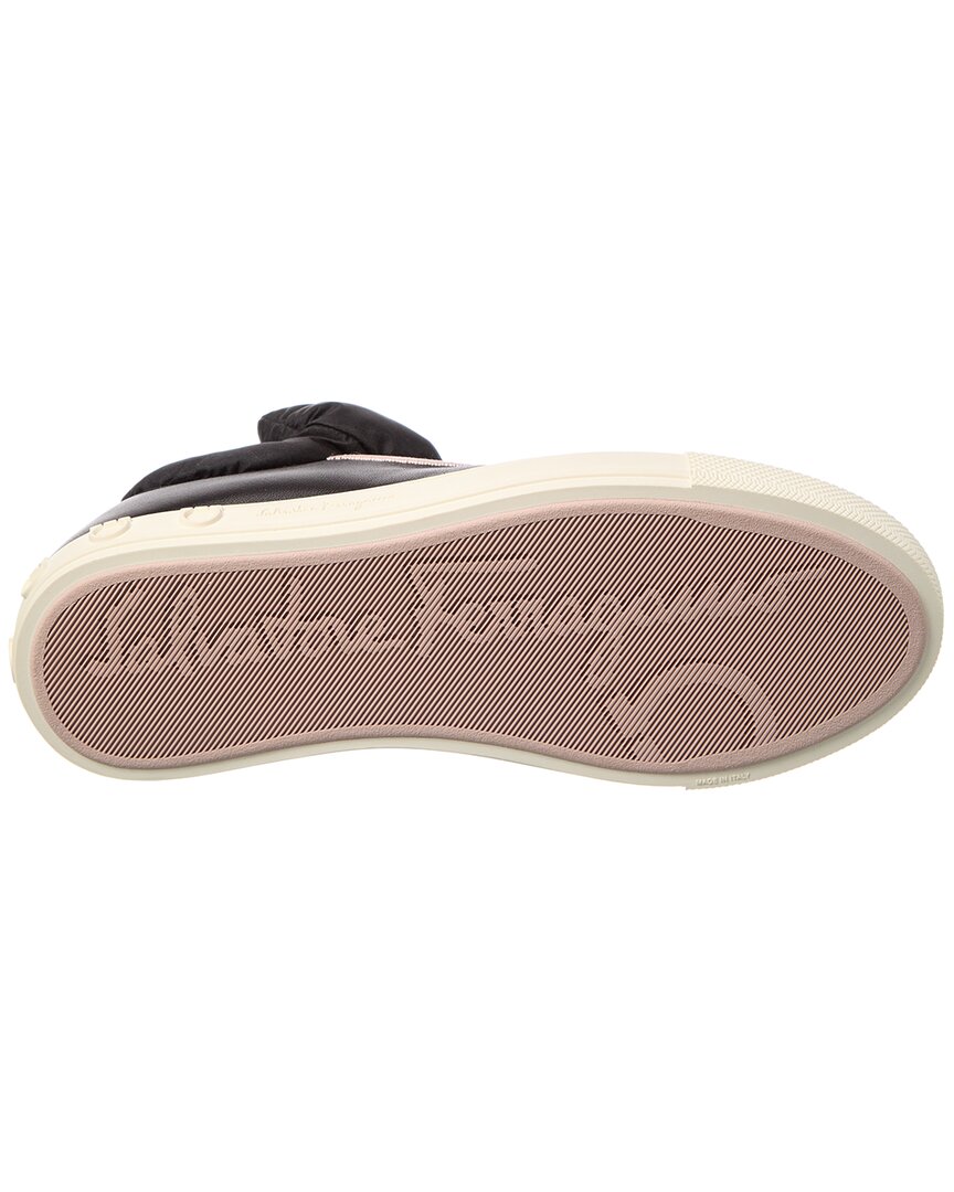 Кроссовки Ferragamo Ramona из кожи Salvatore Ferragamo, черный — фото 4