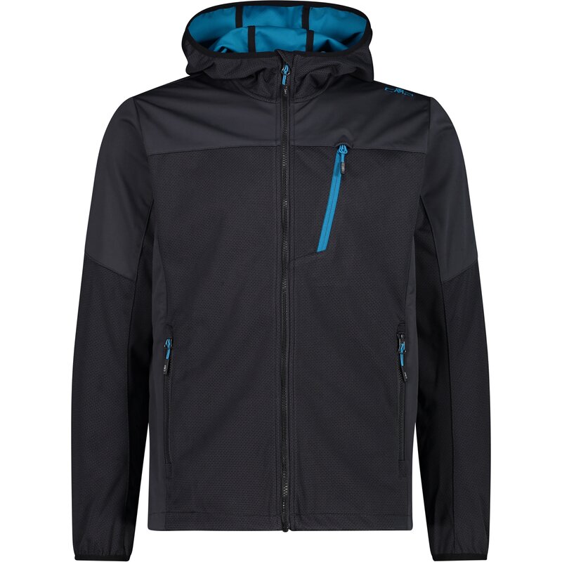 

Funktionsjacke мужская куртка с фиксирующим капюшоном Cmp, серый