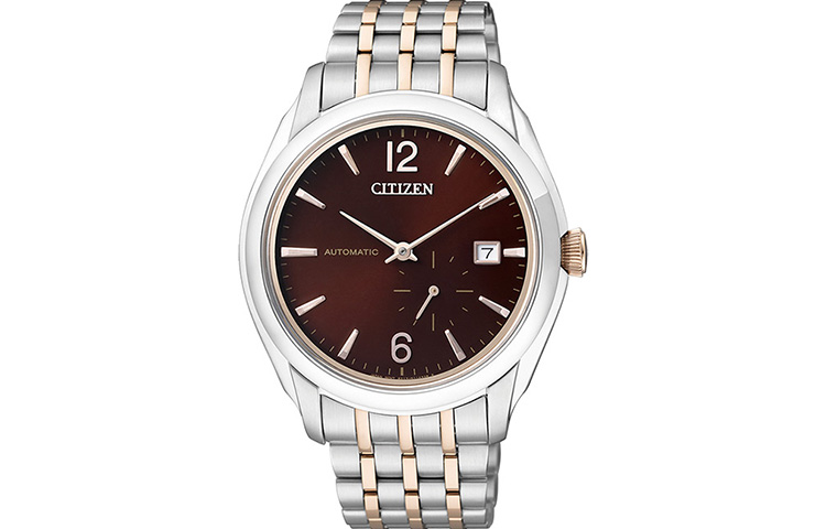

CITIZEN Часы Automatic Mechanical Movement Stainless Steel Strap Watch Men's Watch Coffee Watch Dial