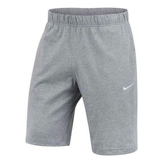 

Шорты спортивные шорты с вышитым логотипом крестоносца трикотажные Nike, серый