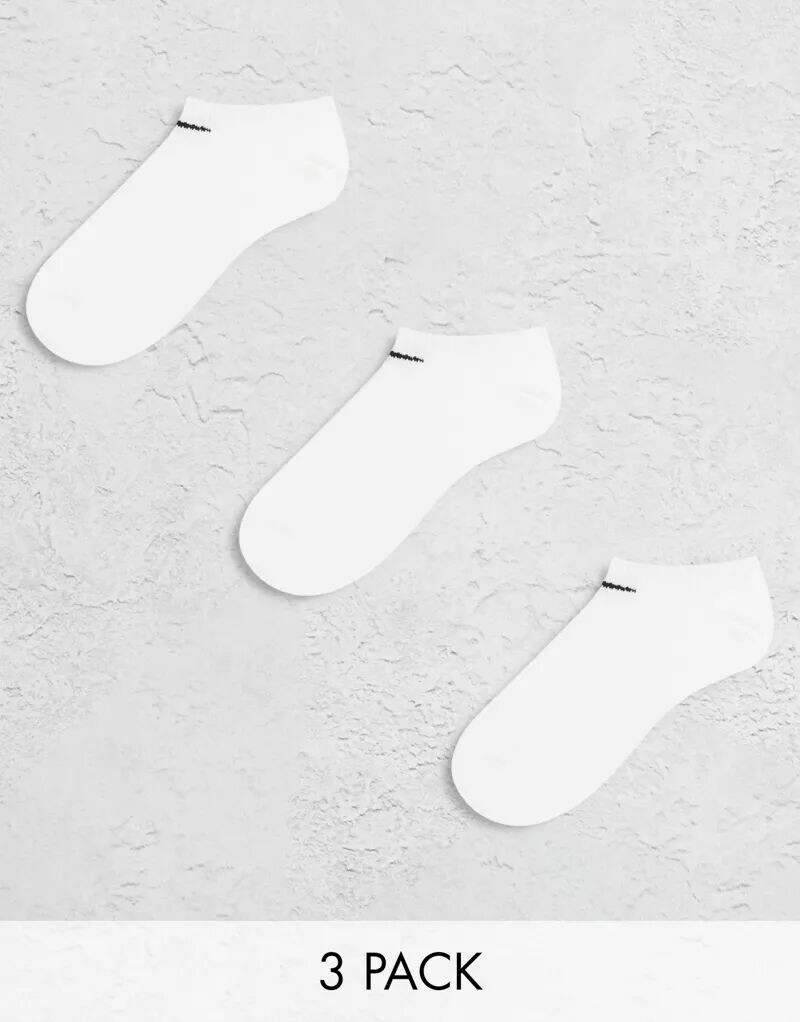 

Набор из 3 белых спортивных носков унисекс Nike