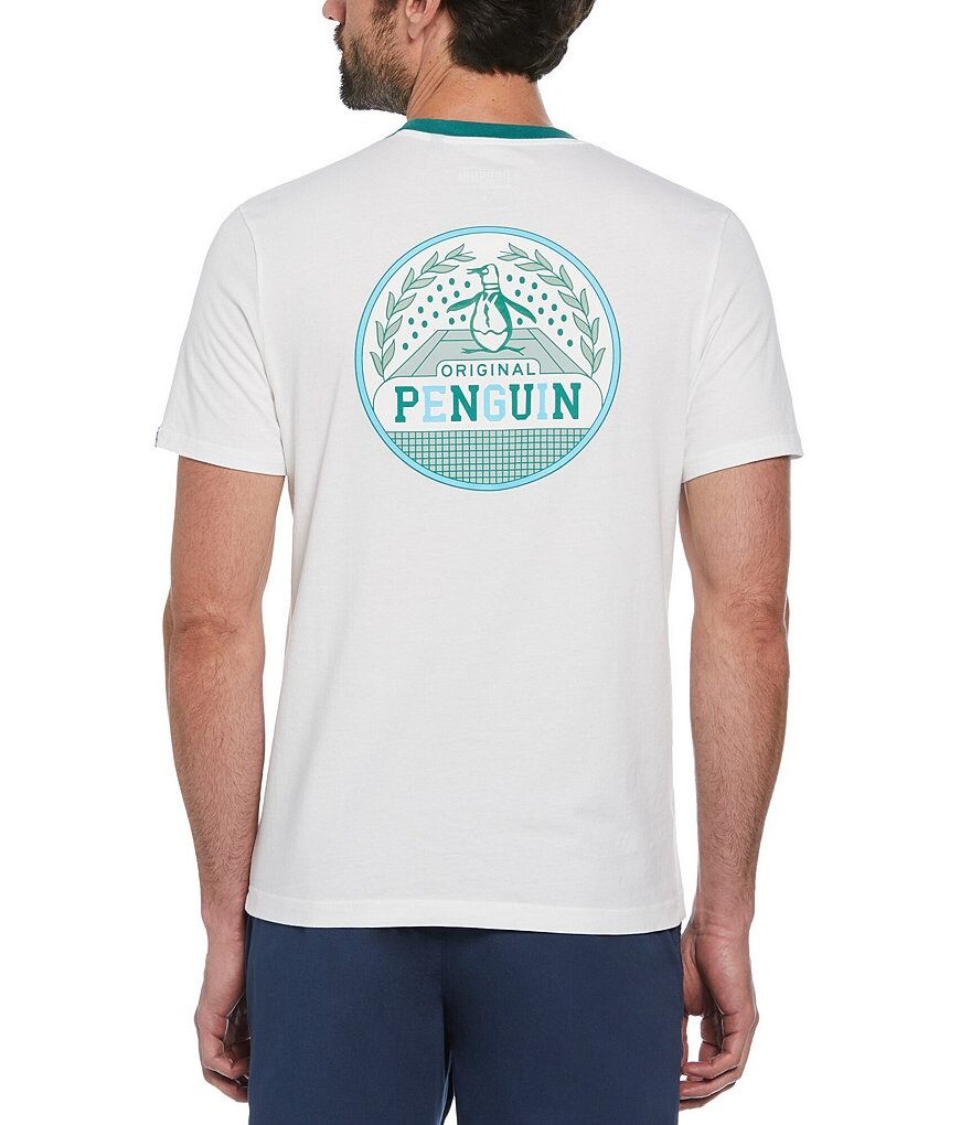 

Футболка с короткими рукавами Original Penguin Court Pete, белый