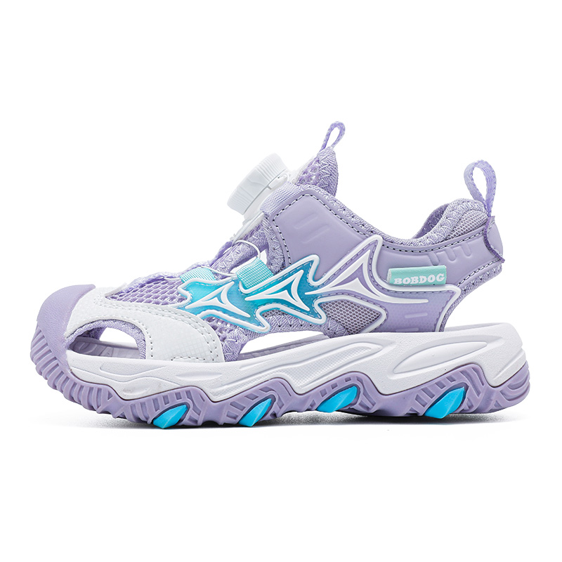 

Сандалии детские, износостойкие, дышащие, низкие BOBDOG, фиолетовый