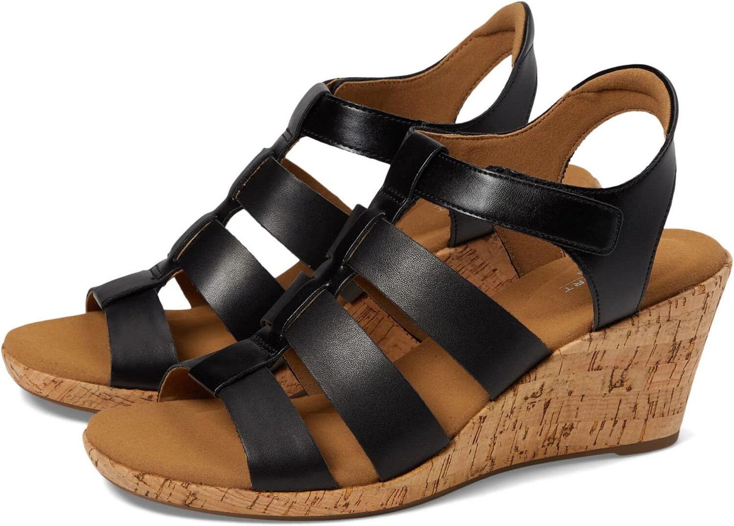 

Босоножки Briah New Gladiator Rockport, черная кожа