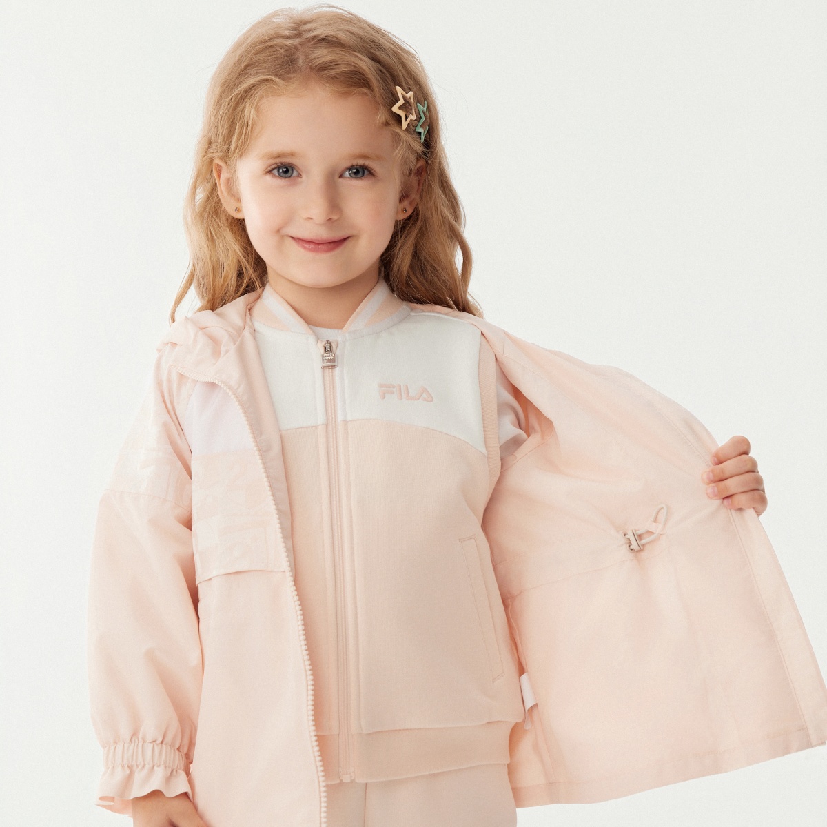 Повседневная спортивная одежда для детей FILA KIDS, светло-оранжевый — фото 3