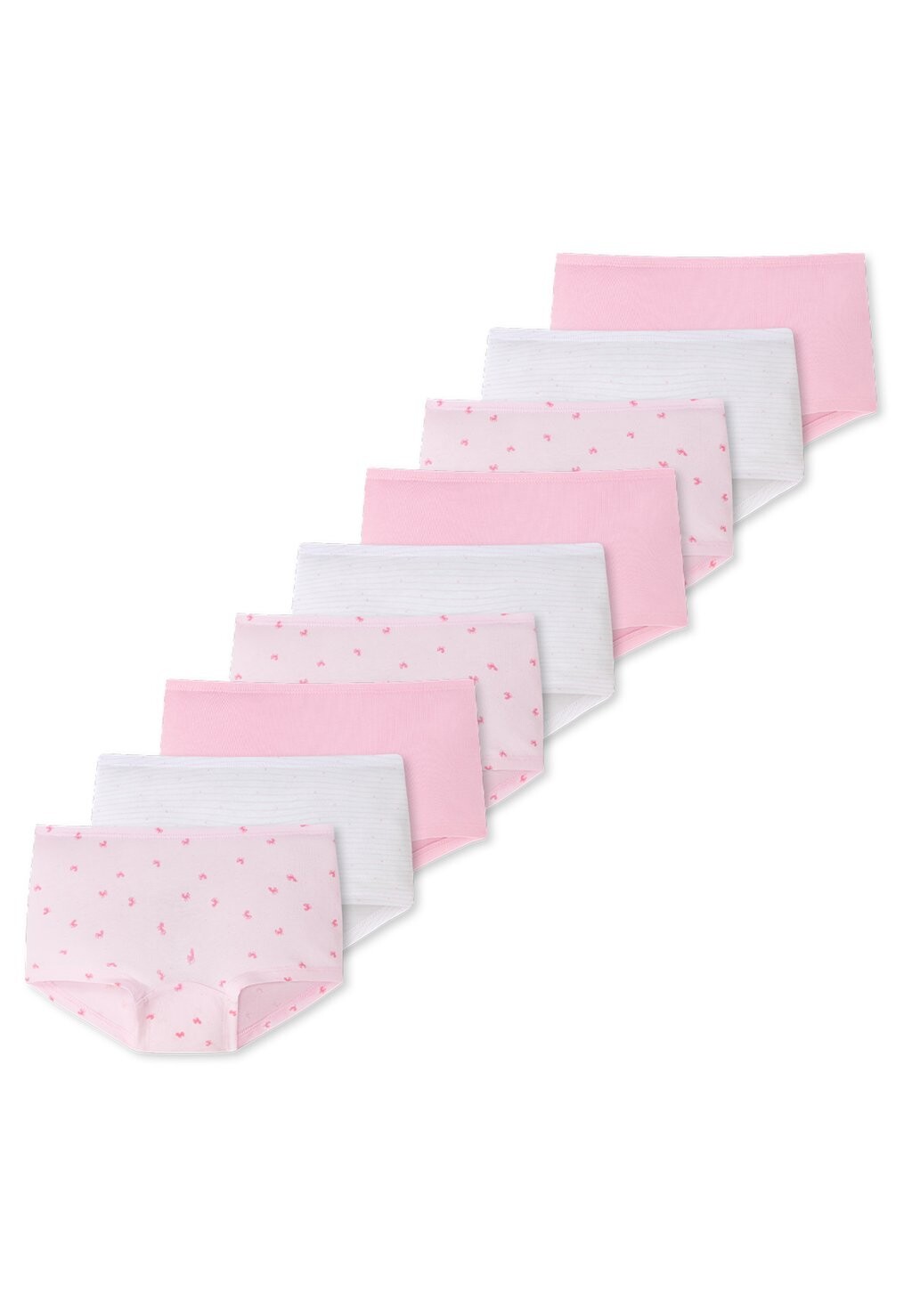 

Трусы 9 PACK Schiesser, цвет weiß/rosa/grey
