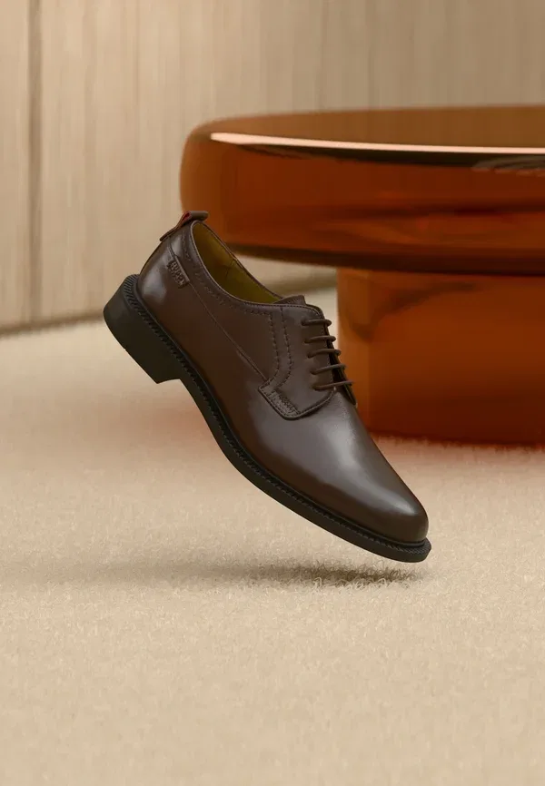 Ботинки Lysander smart lace ups Hugo, средне-коричневый