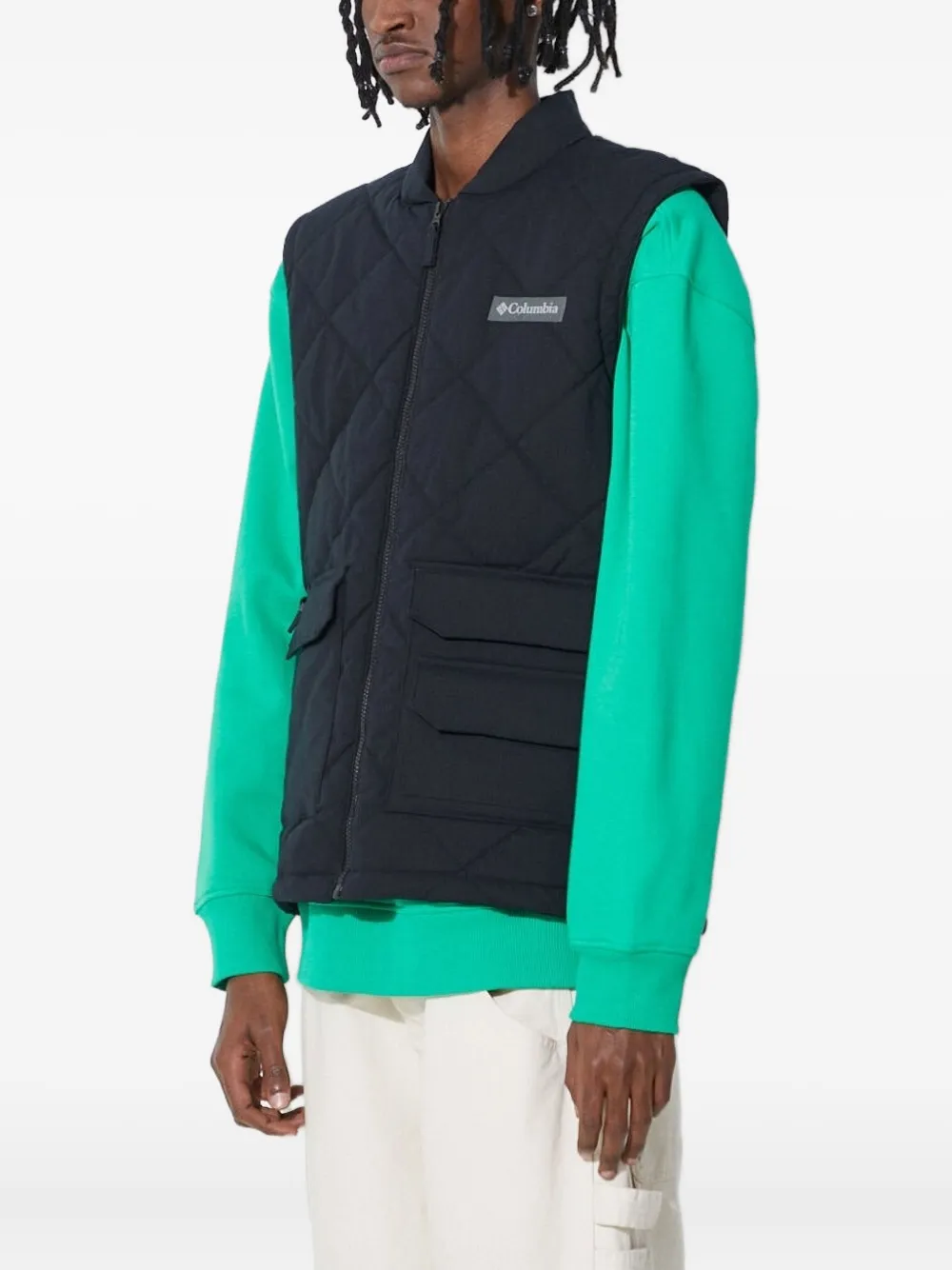 

Стеганый жилет с ромбовидным узором Rad Padded Columbia, черный