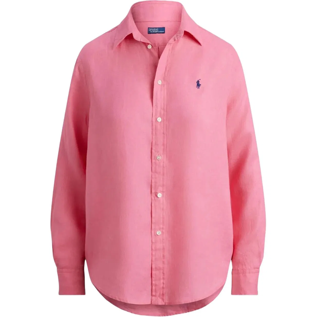 Рубашка Polo Pony льняная Ralph Lauren розовая