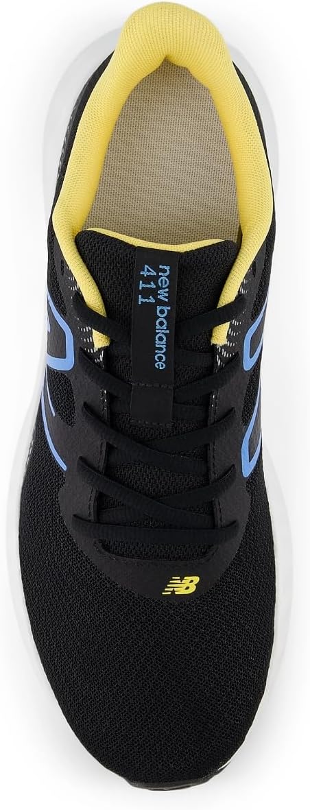Беговые кроссовки New Balance для мужчин 411, черный — фото 3