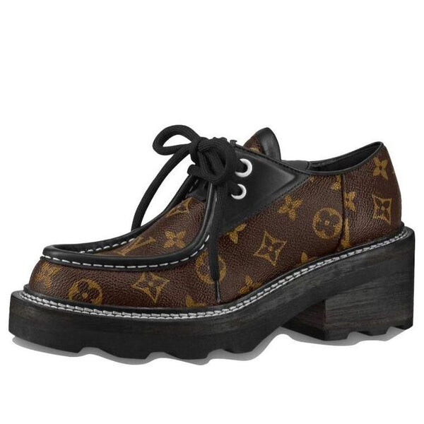 Кроссовки beaubourg platform derby shoes 'brown' Louis Vuitton, коричневый