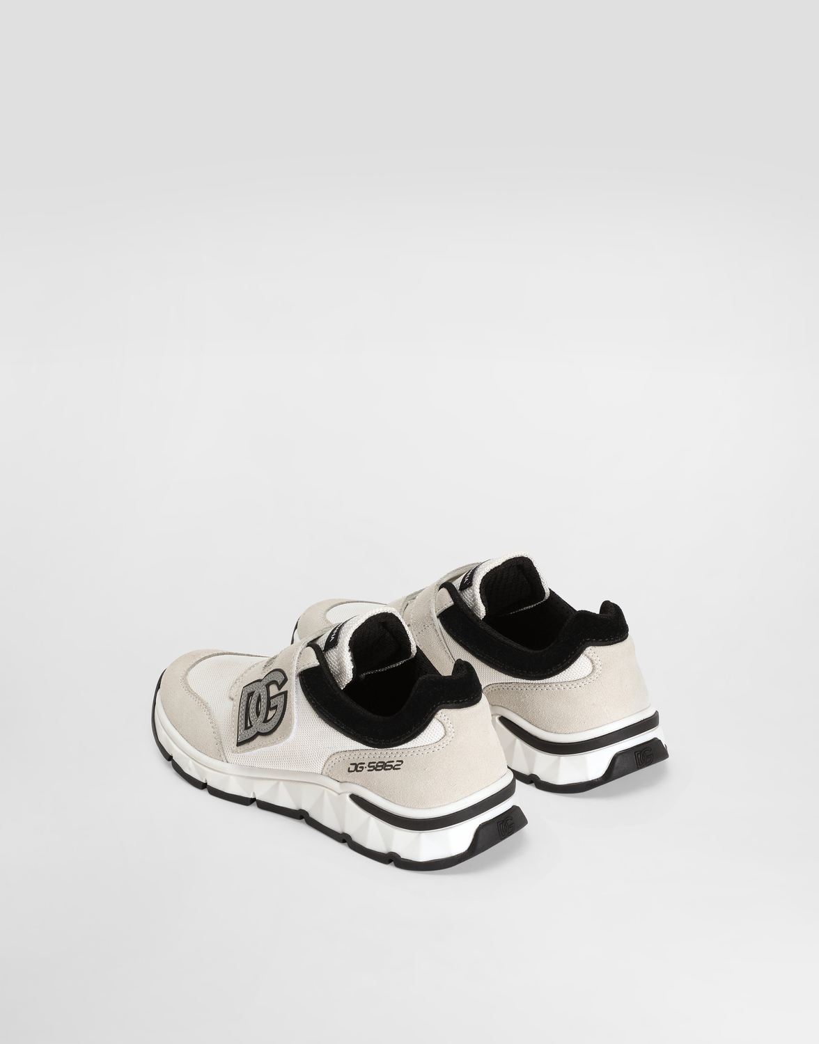 Кроссовки DG Running из разделанной телячьей кожи Dolce&Gabbana, мультиколор — фото 3
