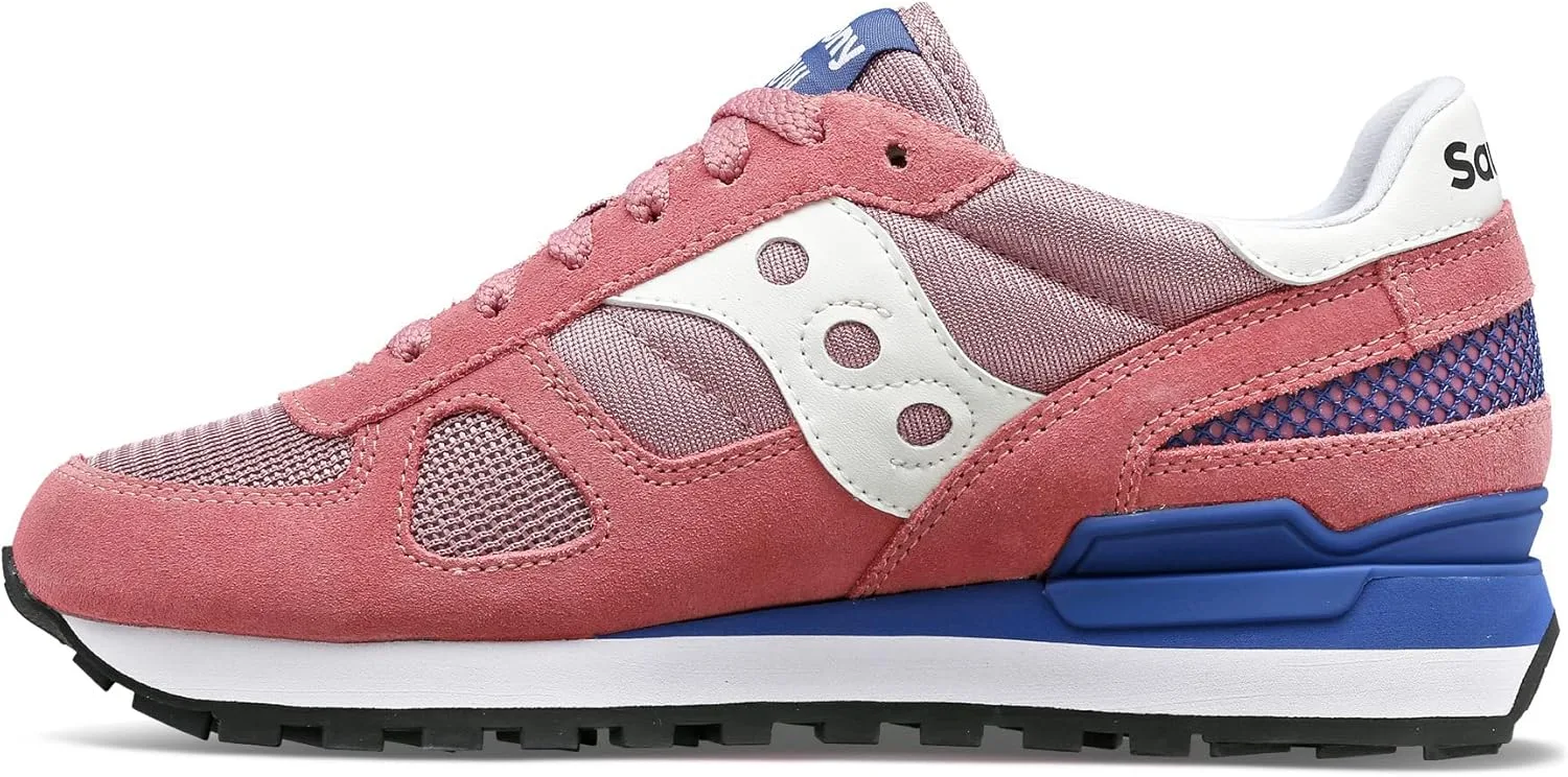 Кроссовки Saucony Shadow Original Vintage - для взрослых, белый/лиловый — фото 4