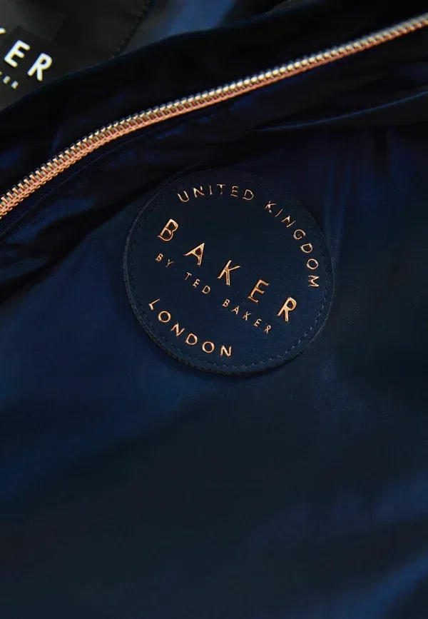 Куртка Regular fit водонепроницаемая Baker By Ted Baker, темно-синий — фото 3