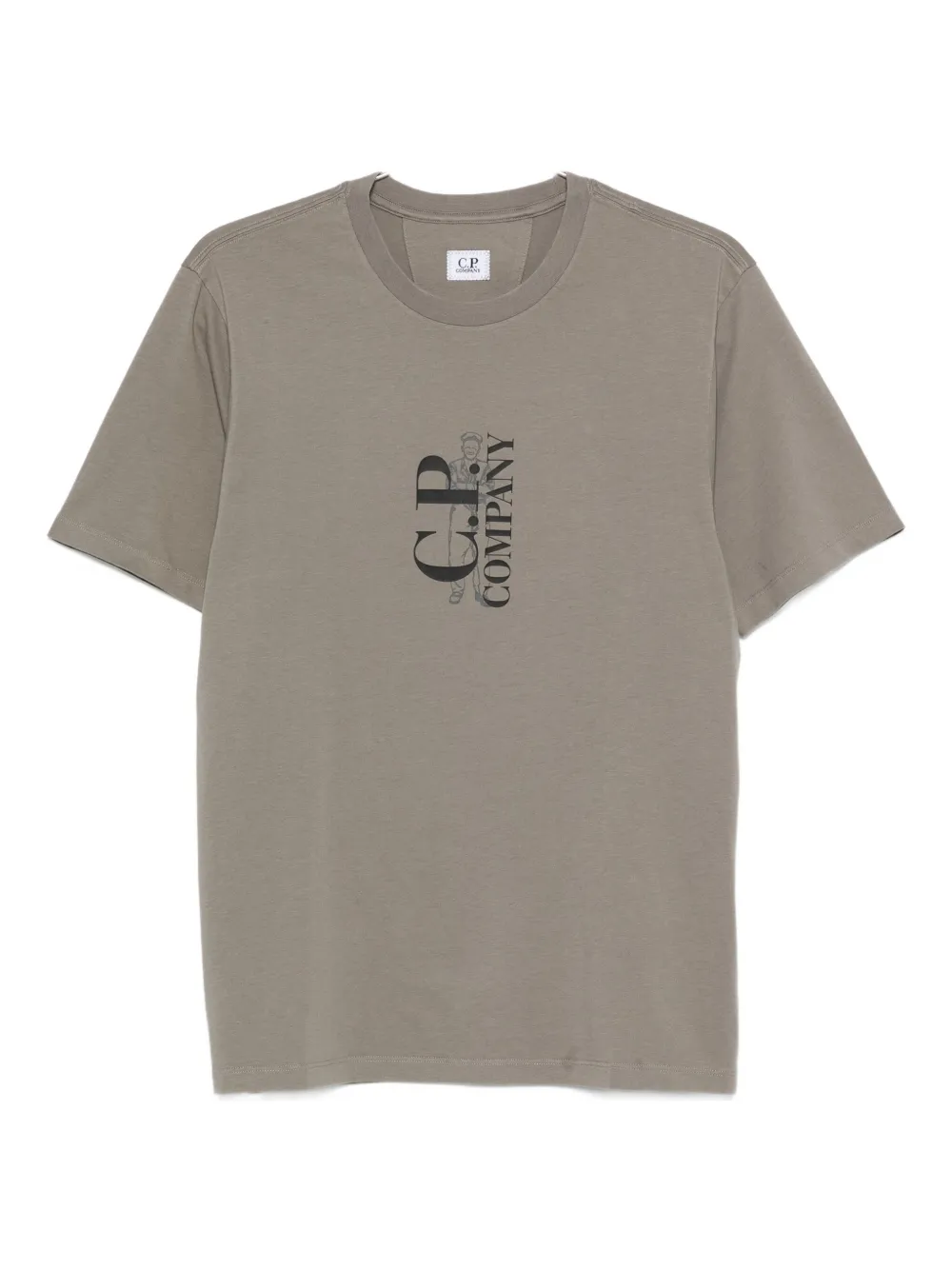 

Футболка с логотипом C.P. Company, нейтральный