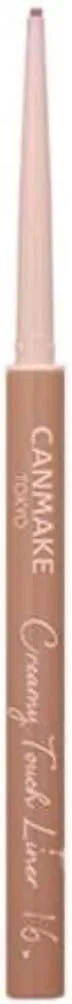 Подводка для глаз Canmake Creamy Touch Liner 16 Pretty Milk Tea, 1,5 мм, бежевый — фото 2