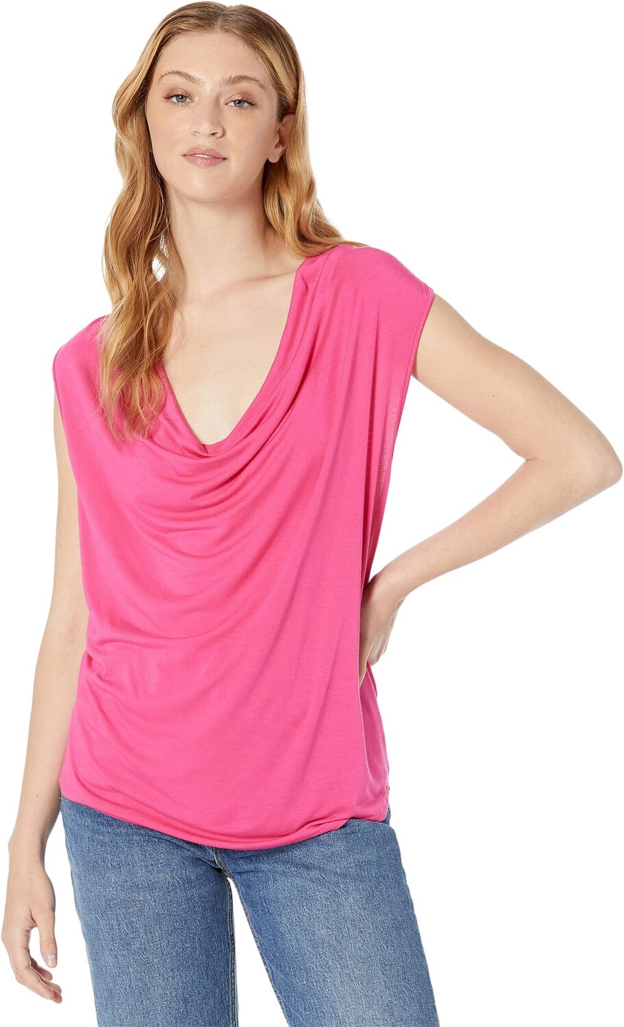 

Майка LAmade Cheers Drape Tank in Micomodal Spandex, цвет Cherry