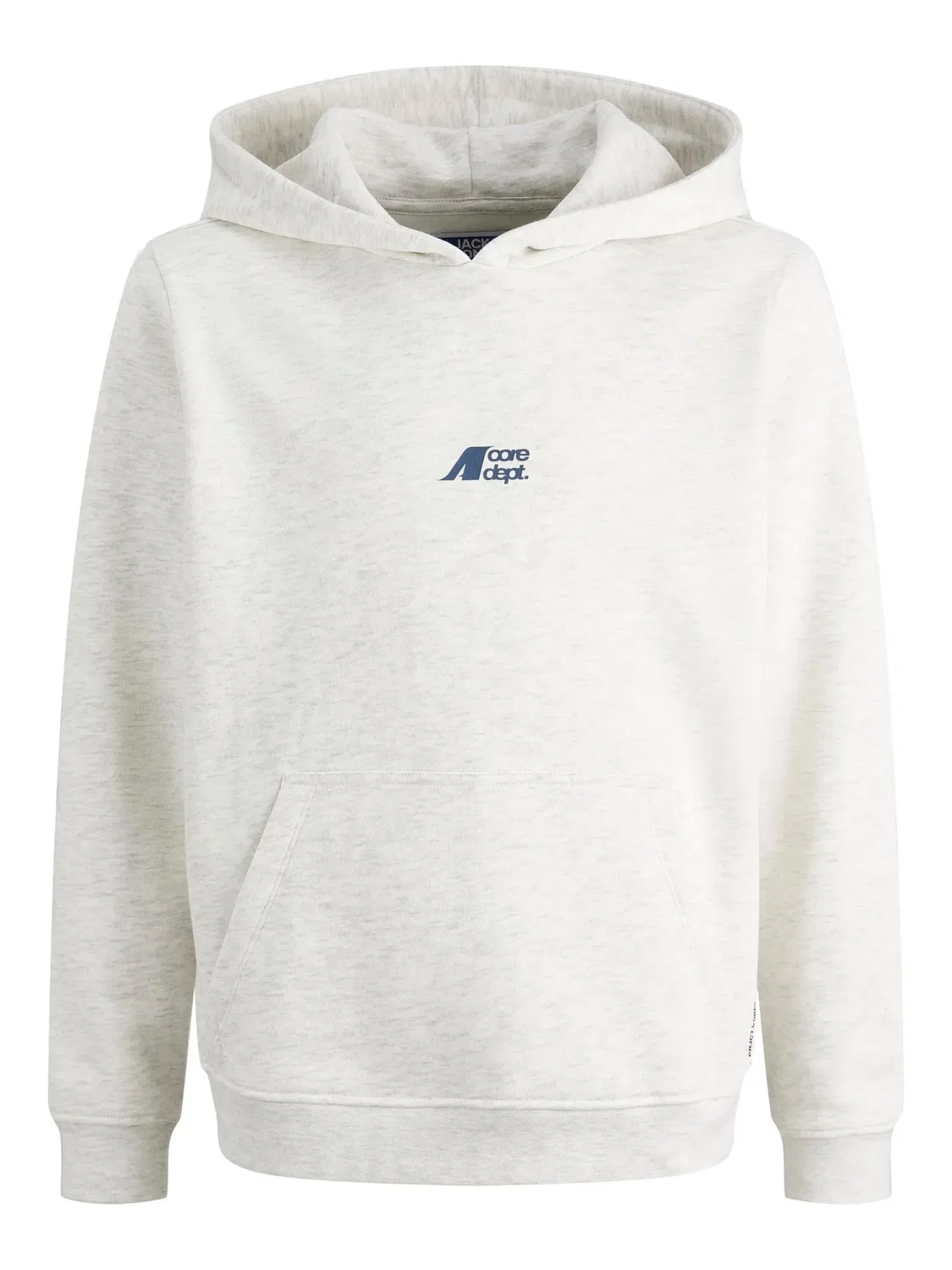 Капюшон худи JACK & JONES Junior, белый меланж