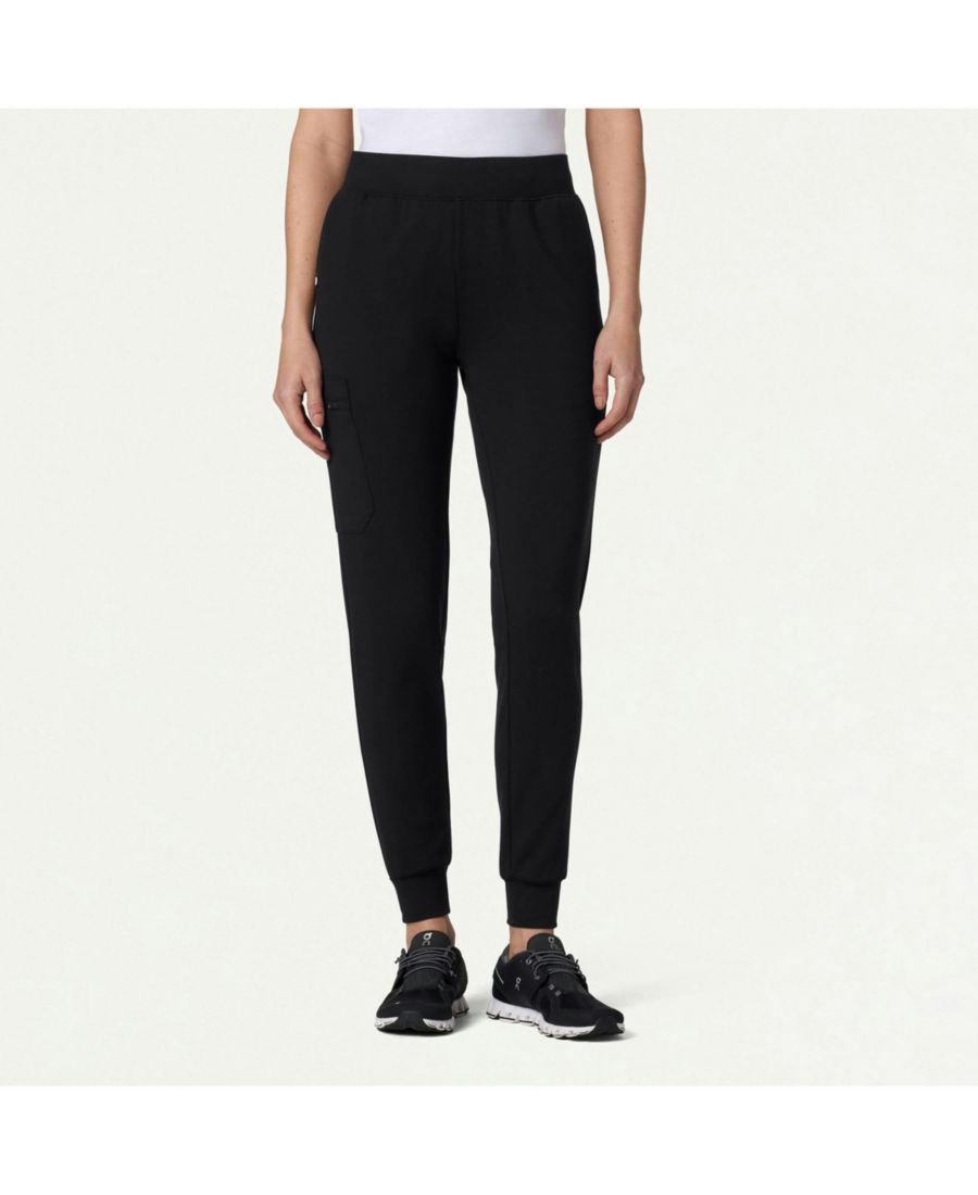 

Женские спортивные брюки Rubi из узких трикотажных тканей с шестью карманами Jaanuu, Black