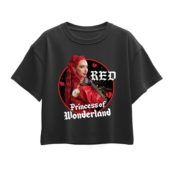 

Детская футболка Descendants 4 красная принцесса из страны чудес Disney