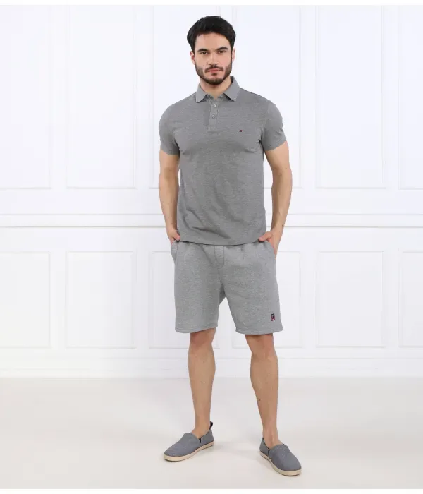 Поло 1985 slim fit Tommy Hilfiger, серый — фото 2