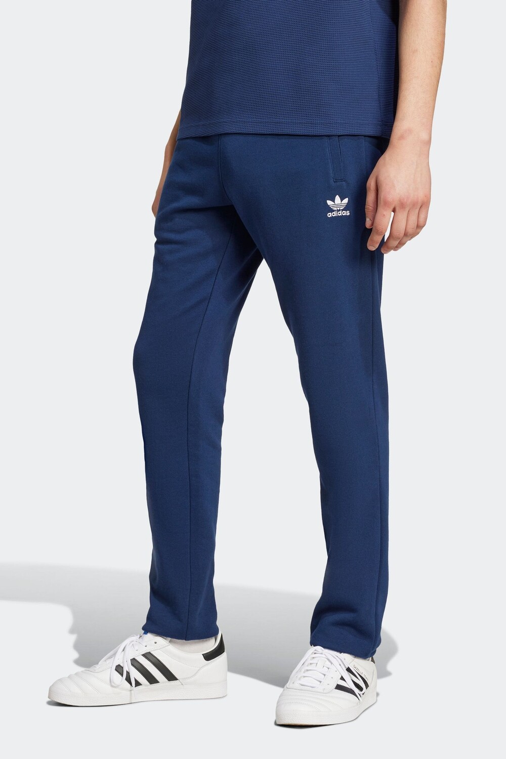 

Спортивные брюки Adidas trefoil essentials из 100% хлопка Adidas Originals, синий