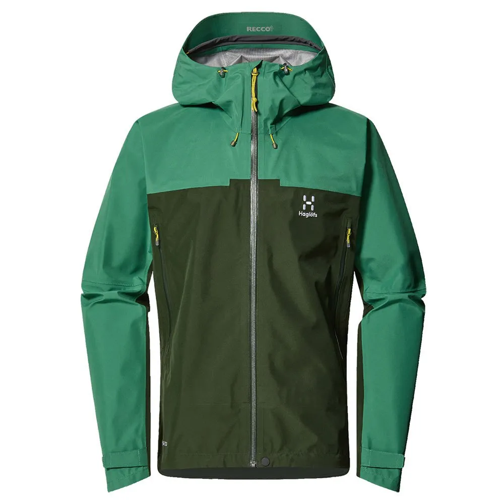 

Куртка Haglöfs ROC Flash Goretex, зеленый