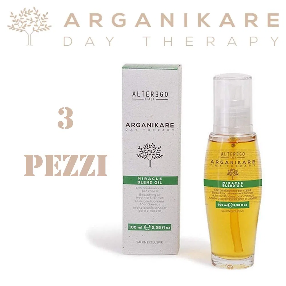 Масло-кондиционер «Miracle Blend Oil Conditioner Olio» от Arganikare (3 x 100 мл) Alter Ego