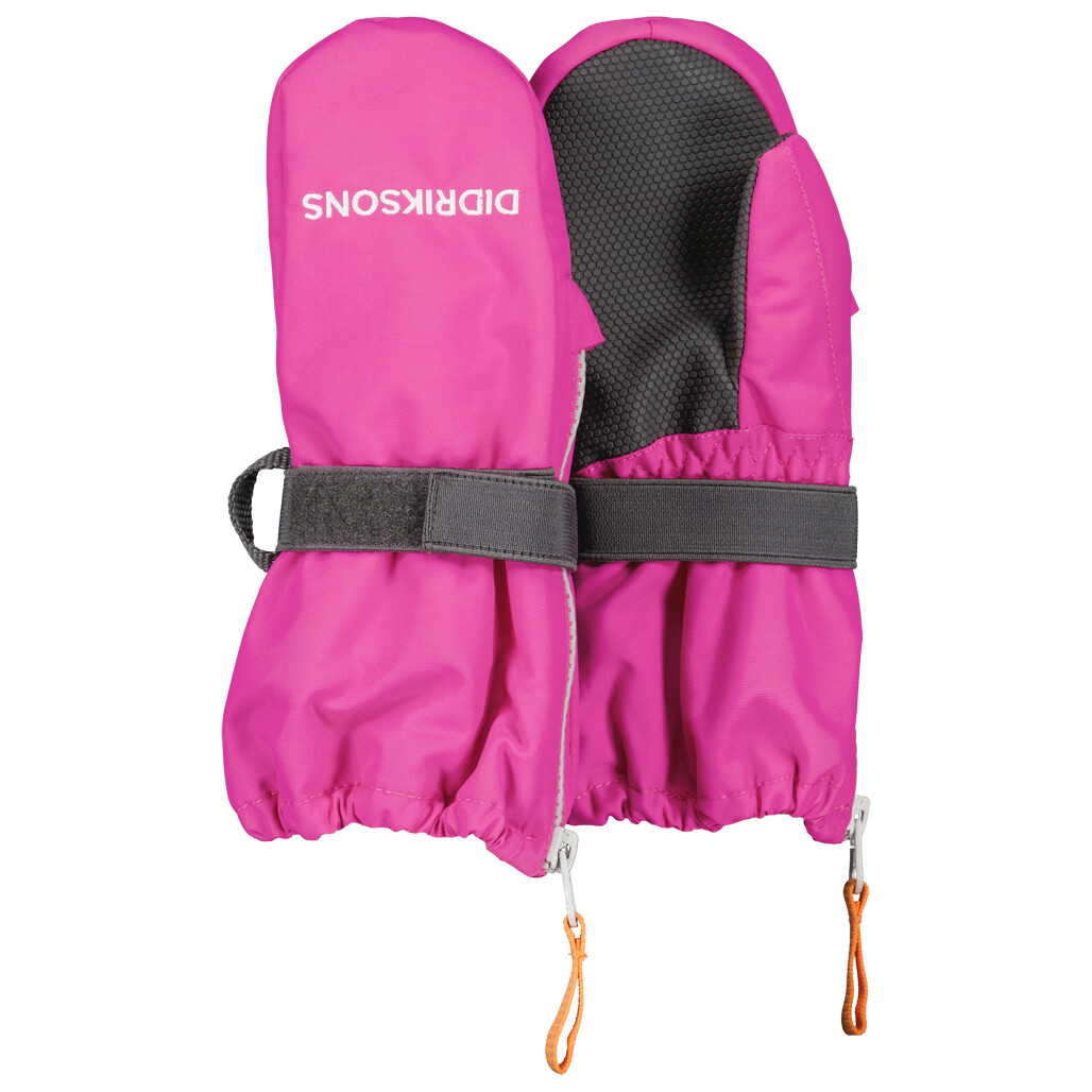 

Перчатки Didriksons Biggles Zip Mitten 7, цвет Plastic Pink