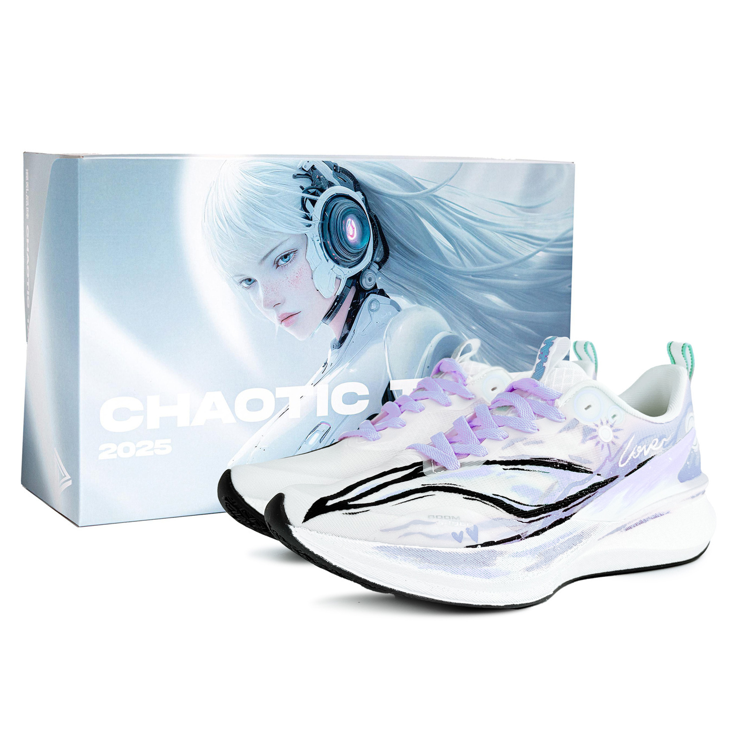 

LINING Red Hare 8PRO амортизирующие и дышащие низкие кроссовки для бега унисекс светло-фиолетовый