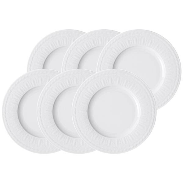 

Набор обеденных тарелок cellini, 6 шт. Villeroy & Boch, белый