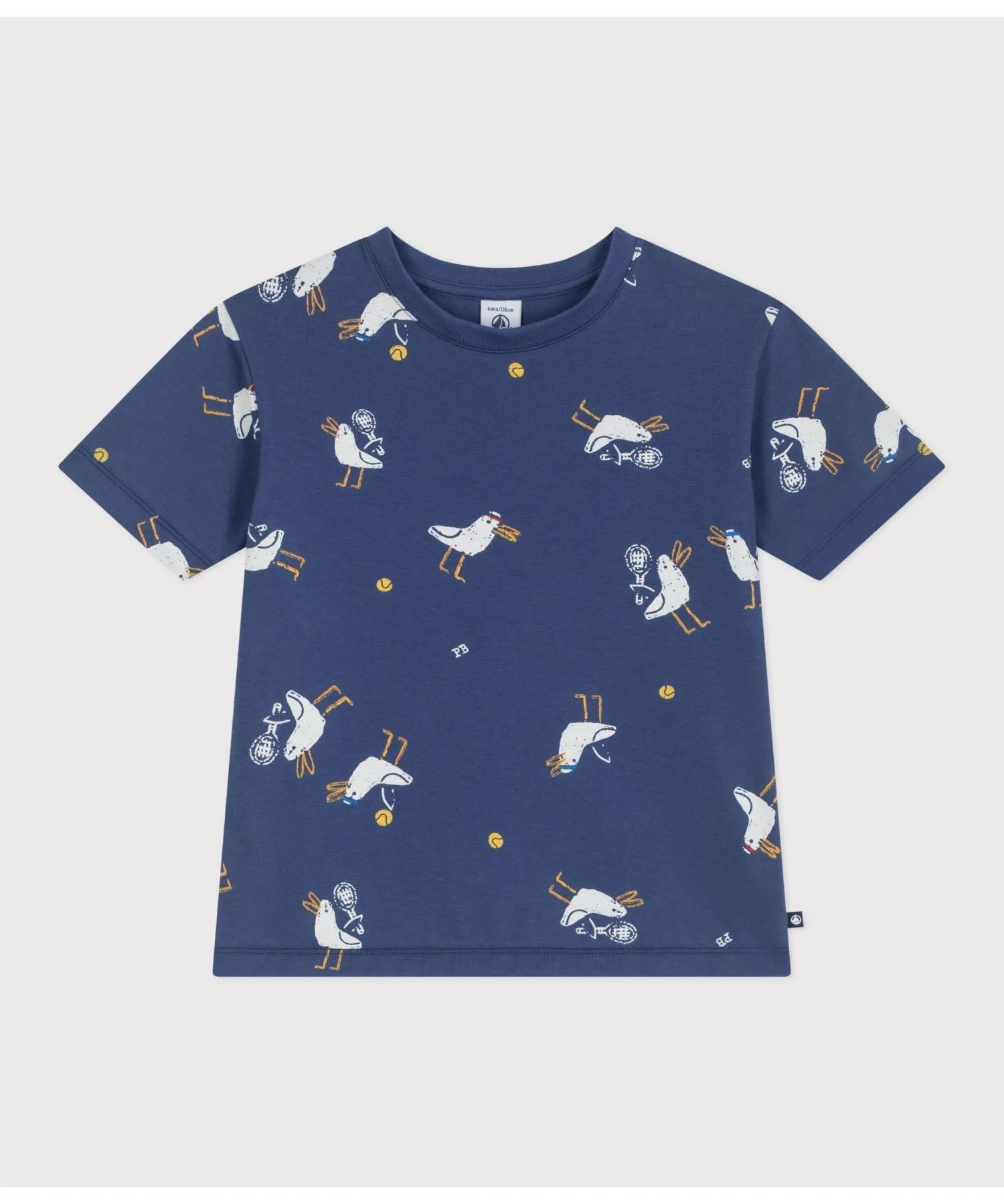 Детская футболка с коротким рукавом PETIT BATEAU с принтом — фото 4