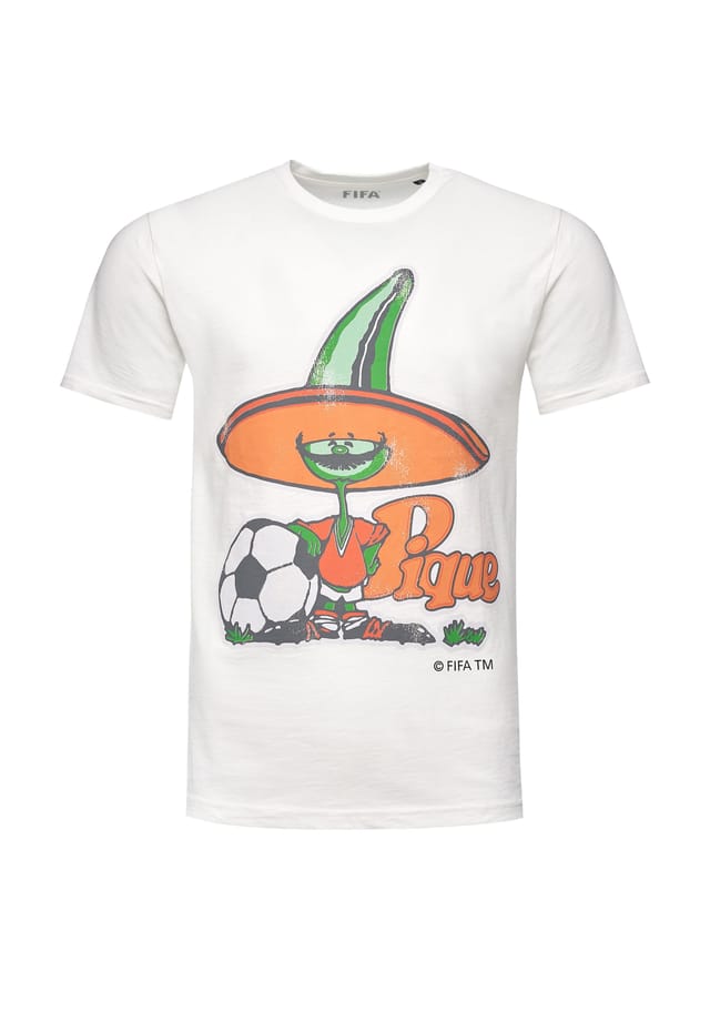 

Футболка FIFA World Cup 1986 с крутым принтом FIFA Re:Covered, экрю
