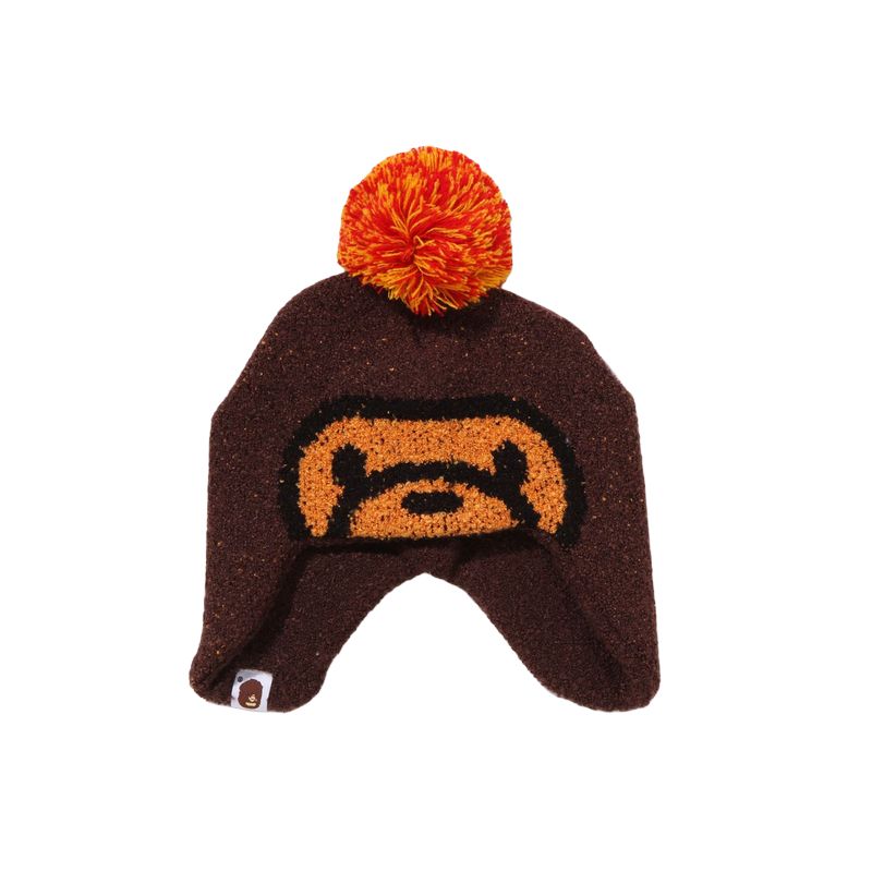 

Акриловые шапки для детей A BATHING APE, коричневый bwx