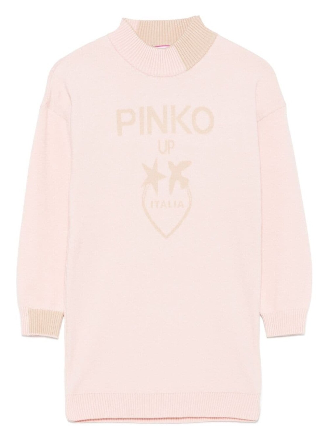 

Платье Love Birds-жаккард Pinko Kids, розовый