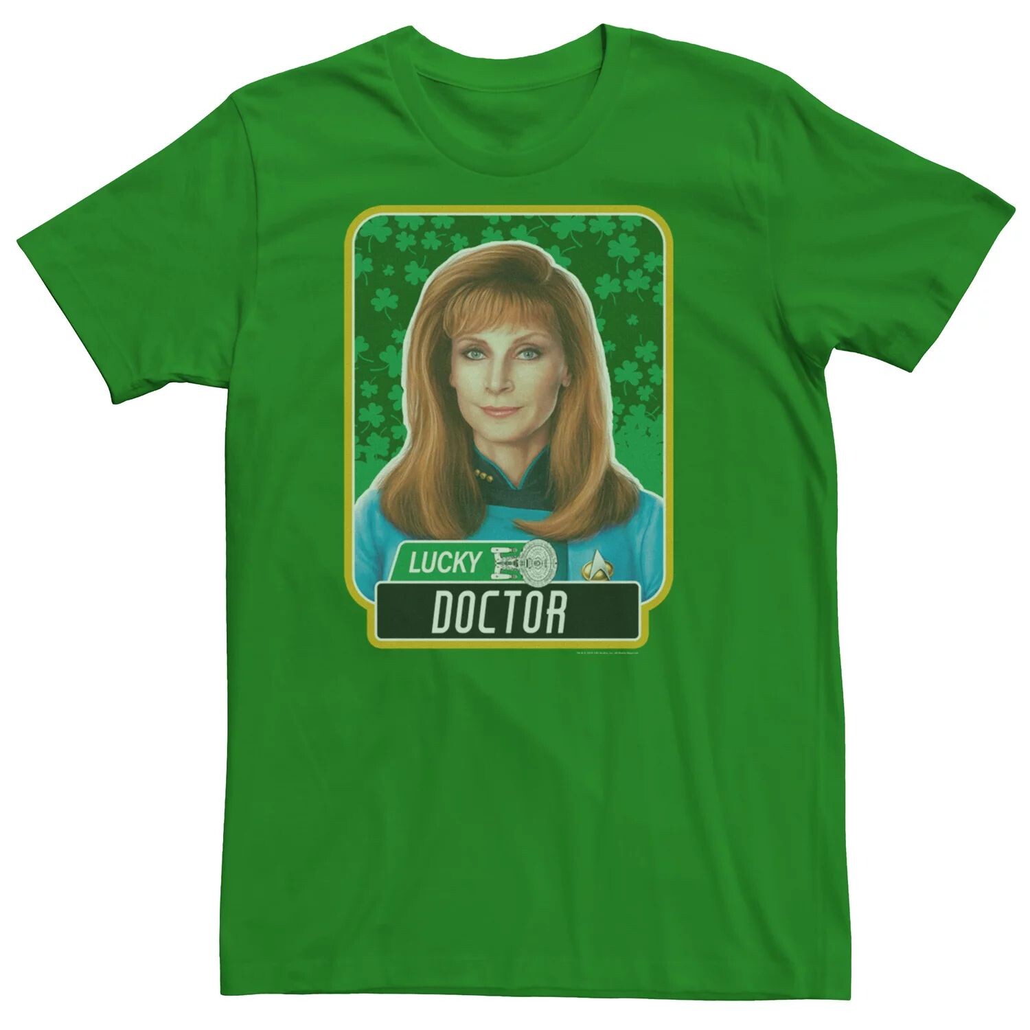 

Мужская футболка Star Trek Doctor Crusher St. Патрика Licensed Character