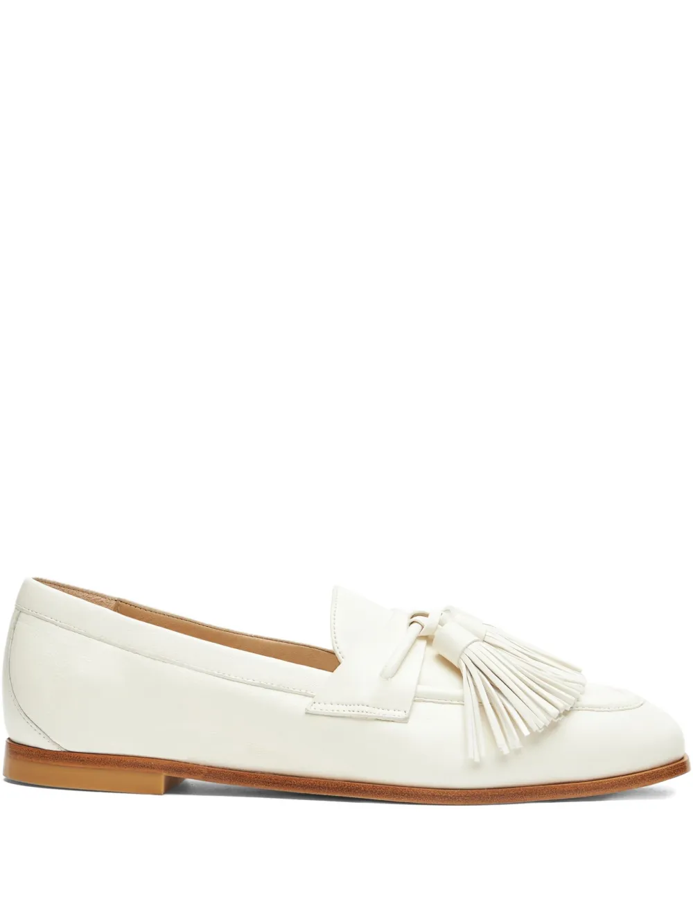 Лоферы с кисточками Stuart Weitzman, нейтральный