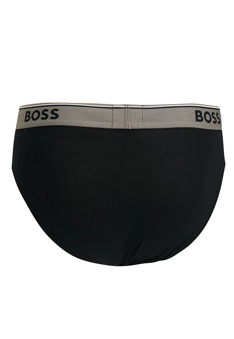 Трусы, 3 шт., Regular Rise, BOSS Bodywear, черный/мультиколор — фото 3