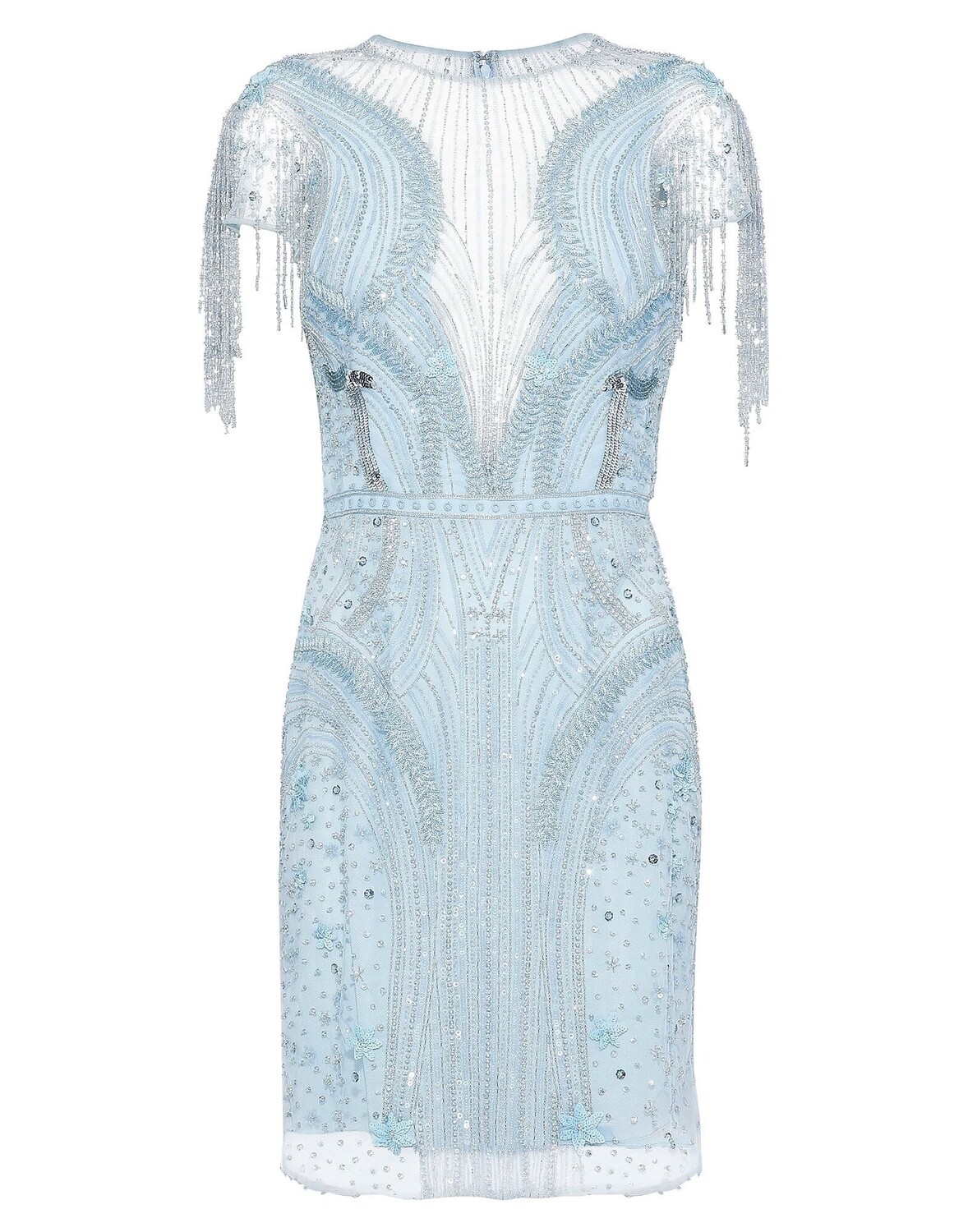 

Платье Zuhair Murad, небесно-голубой