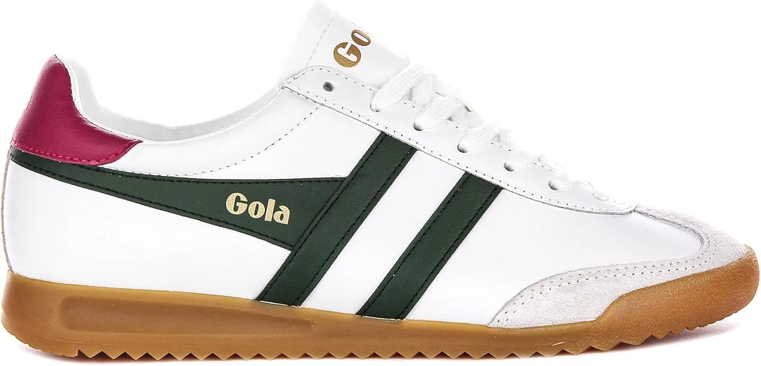 Кроссовки Gola Grandslam Elite CLB621WT, 2-White Green — фото 2