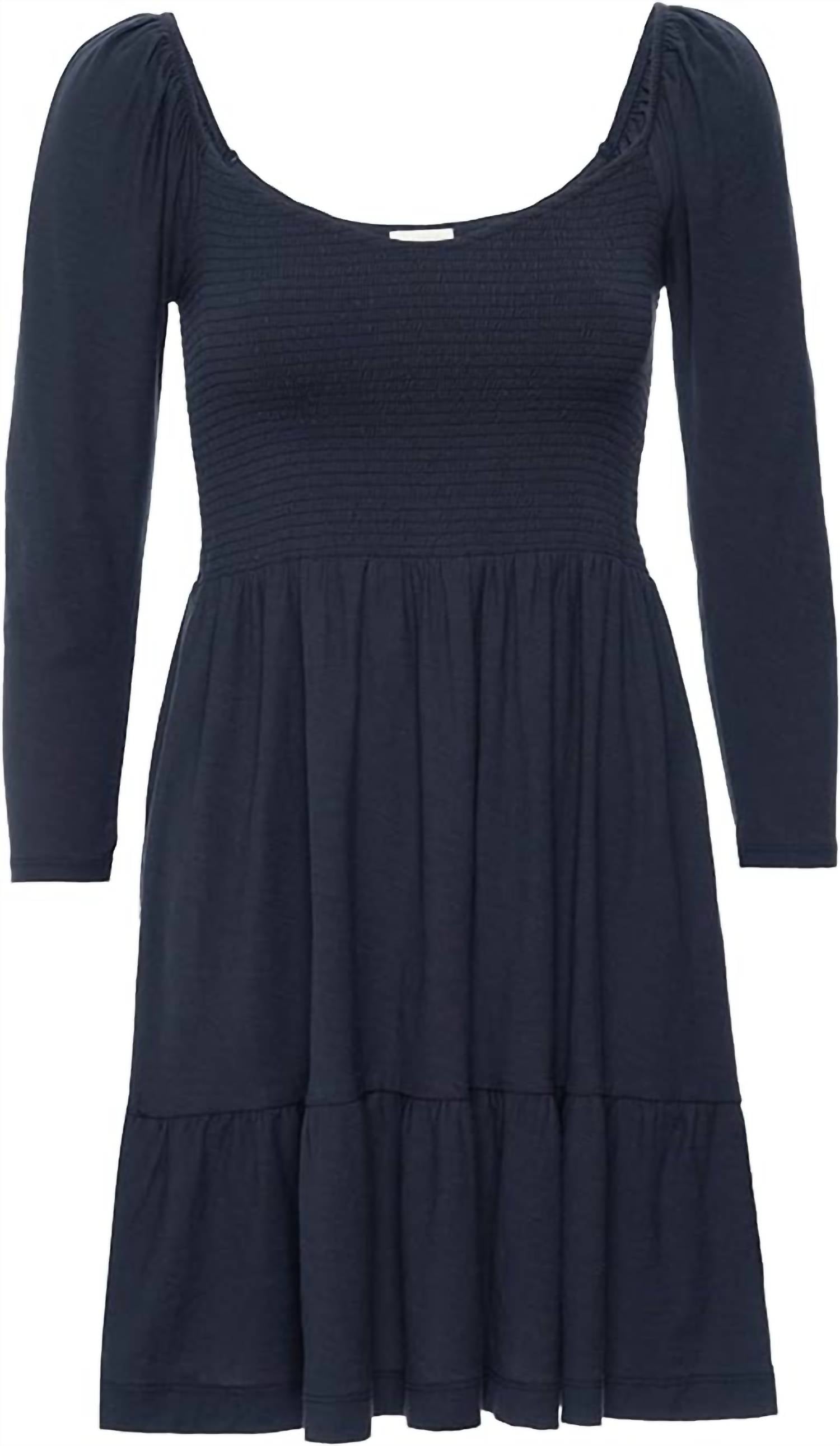 

Платье Noel Babydoll в темно-синем цвете Nation LTD